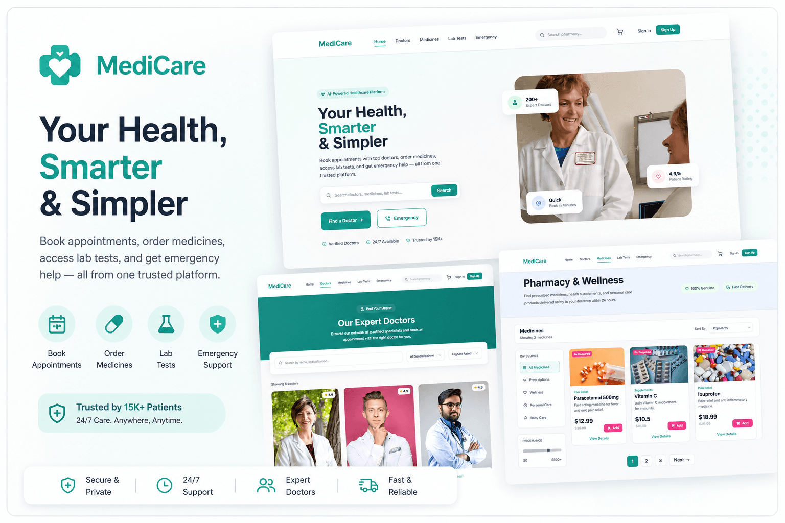 MediCare - Healthcare Platform 